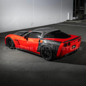 Extreme Online Store Corvette C6 EOS Performance CARBON FIBER Rear Roof Wing Lid Spoiler for C6 Corvette - Image 4