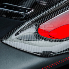 Extreme Online Store Corvette C8 DRY CARBON FIBER Window Switch Trim & Pillar Panel Cover - Image 7