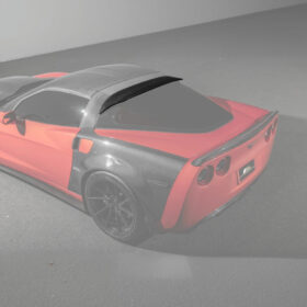 Extreme Online Store Corvette C6 EOS Performance CARBON FIBER Rear Roof Wing Lid Spoiler for C6 Corvette - Image 3