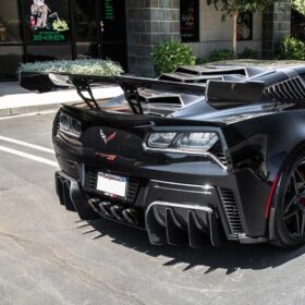 Extreme Online Store Corvette C7 ZR1 DRY Carbon Fiber Rear Wing Spoiler - Image 3