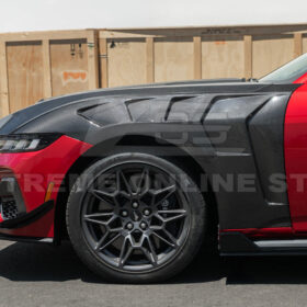 2024-Up Ford Mustang S650 GTD Style Carbon Fiber Front Side Vented Fenders - image 6