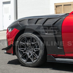 2024-Up Ford Mustang S650 GTD Style Carbon Fiber Front Side Vented Fenders - image 8