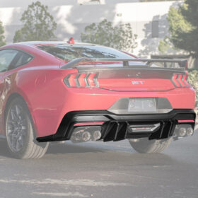 2024+ Ford Mustang V2 Package Carbon Fiber Rear Bumper Diffuser - image 3
