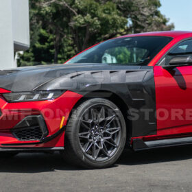 2024-Up Ford Mustang S650 GTD Style Carbon Fiber Front Side Vented Fenders - image 4