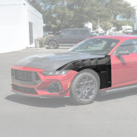 2024-Up Ford Mustang S650 GTD Style Carbon Fiber Front Side Vented Fenders - image 2