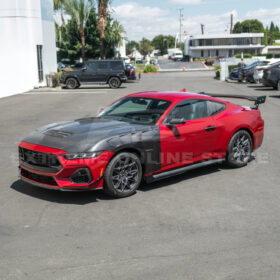 2024-Up Ford Mustang S650 GTD Style Carbon Fiber Front Side Vented Fenders - image 3
