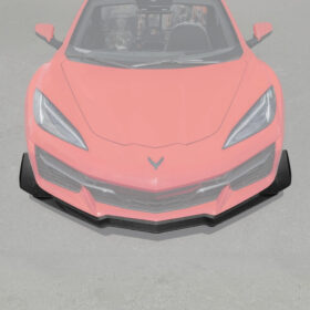 Corvette C8 Z06 / E-Ray DRY CARBON FIBER Front Splitter [Z07 Package] - image 1