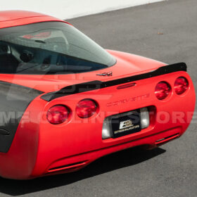 Extreme Online Store EOS Corvette C5 ZR1 Extended GLOSSY BLACK Rear Trunk Lid Wickerbill Spoiler - Image 5