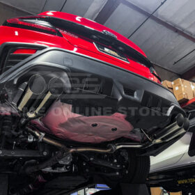 EOS 2022-Up Subaru WRX | Boso Muffler Delete Quad Burnt Tips Axle Back Exhaust