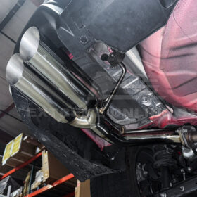 EOS 2022-Up Subaru WRX | Boso Muffler Delete Quad Burnt Tips Axle Back Exhaust
