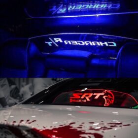 WindRestrictor 2006-Up Dodge Charger Rear Add On Glow Plate - image 28