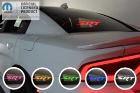 WindRestrictor 2006-Up Dodge Charger Rear Add On Glow Plate - image 17