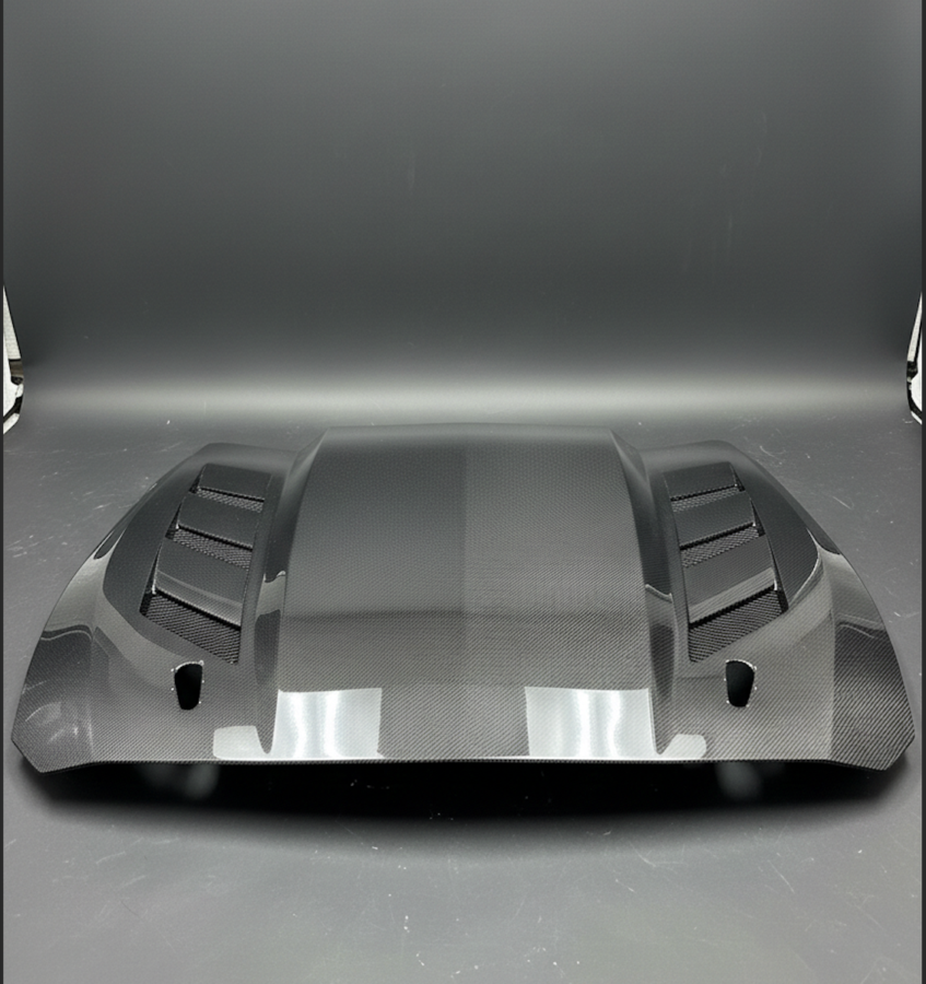 Muscle Auto Zone MAZ Mustang S650 Viper Carbon Fiber Hood for S650 Mustang