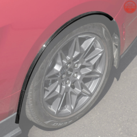2024-Up Ford Mustang S650 DRY CARBON FIBER Rear Quarter Fender Flare Extension - image 1