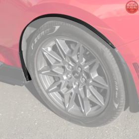 2024-Up Ford Mustang S650 DRY CARBON FIBER Rear Quarter Fender Flare Extension - image 3