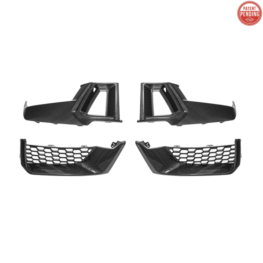 2024+ Ford Mustang Dark Horse DRY CARBON FIBER Front Grille Insert