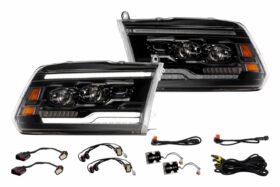 19-24 Ram 1500 Classic XB Evo Hybrid LED Headlights (1)