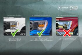XB LED Headlights: Ford F-150 (21-23 / Amber DRL / Set) (6)