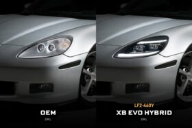 XB Evo Hybrid Headlights: 05-13 Corvette C6 (Set) (2)