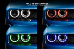XRGB LED Headlights: Dodge Challenger (15-23 / RGB / Set) (7)