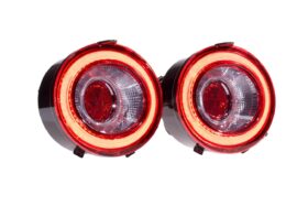 XB LED Tail Lights: Corvette C6 (05-13 / Red Lens / Set) (2)