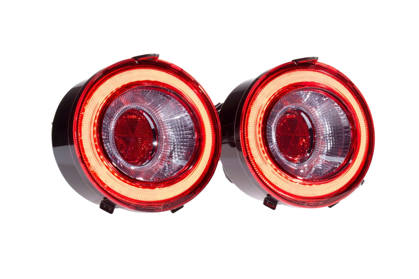 XB LED Tail Lights: Corvette C6 (05-13 / Red Lens / Set) (2)