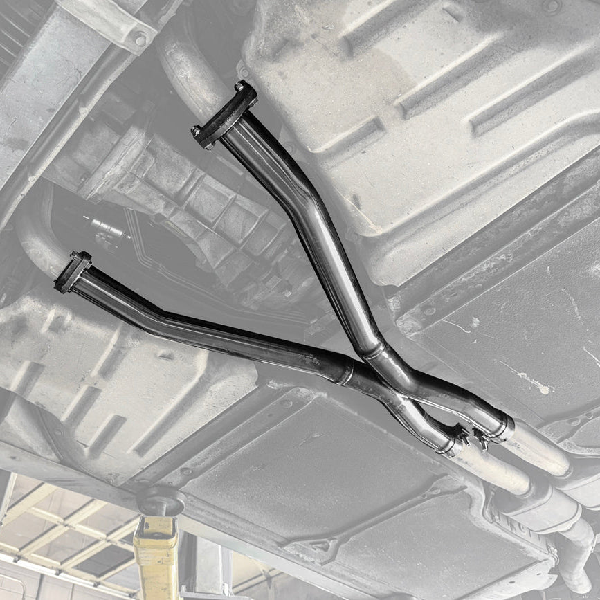 Extreme Online Store Corvette C5 T-304 Stainless Steel 2.5" X Mid-Pipe