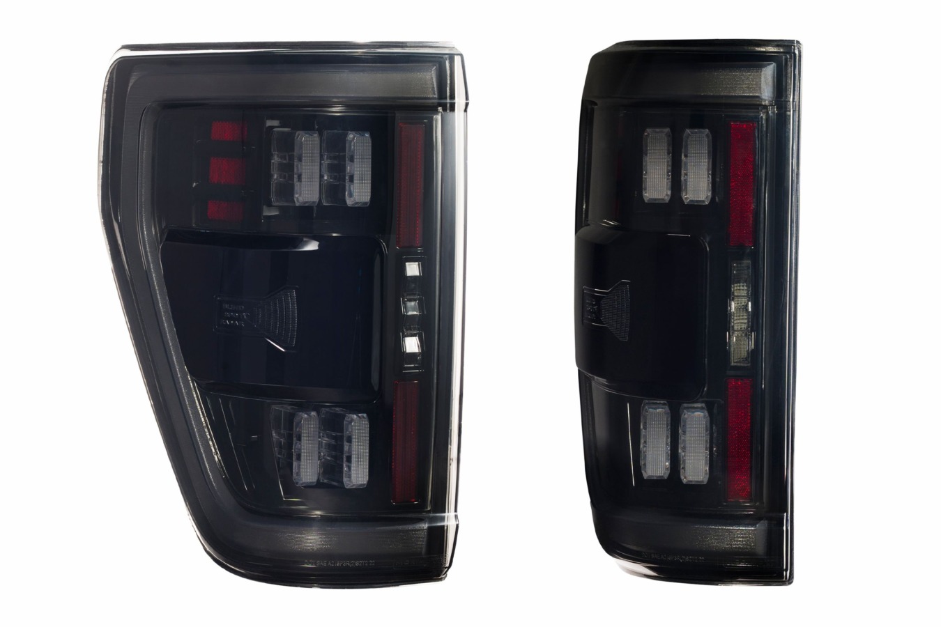 XB LED Tail Lights: Ford F-150 (21-23 / Smoked Lens / Set) (2)