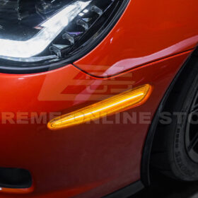 Extreme Online Store Corvette C6 Front Amber LED Side Markers Pair for C6 Corvette - Image 8