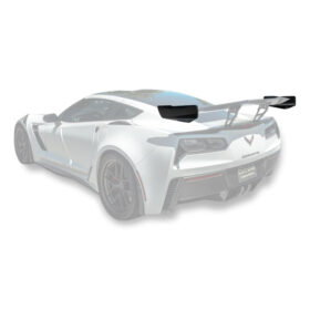 Extreme Online Store Corvette C7 ZR1 ZTK Conversion Dry Carbon Fiber Rear Spoiler High Wing Winglet for C7 Corvette