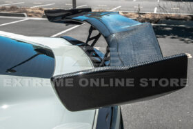 Extreme Online Store Corvette C7 ZR1 ZTK Conversion Dry Carbon Fiber Rear Spoiler High Wing Winglet for C7 Corvette - Image 5