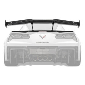 2014-2019 Chevrolet Corvette C7 ZR1 ZTK Conversion Extended Rear Spoiler High Wing - image 13