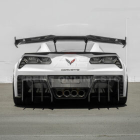 2014-2019 Chevrolet Corvette C7 ZR1 ZTK Conversion Extended Rear Spoiler High Wing - image 19