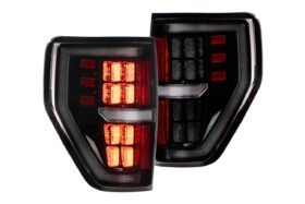 09-14 Ford F-150 XB LED Tail Lights (Smoked) (1)
