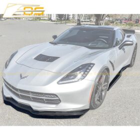 EOS 2014-2019 Chevrolet Corvette C7 Stingray/Z51 Front Splitter Lip & Side Skirts Kit - image 2