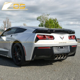 Corvette C7 Stage 3 Rear Spoiler W/ Wickerbill Extension - image 3