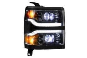 XB LED Headlights: Chevrolet Silverado 1500 (14-15 / Set) (3)