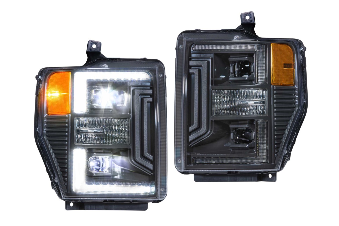 XB Hybrid LED Headlights: Ford Super Duty (08-10 / Set) (1)