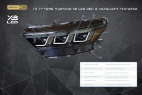 XB LED Headlights: Ford Mustang (15-17 / Gen II / Set) (9)