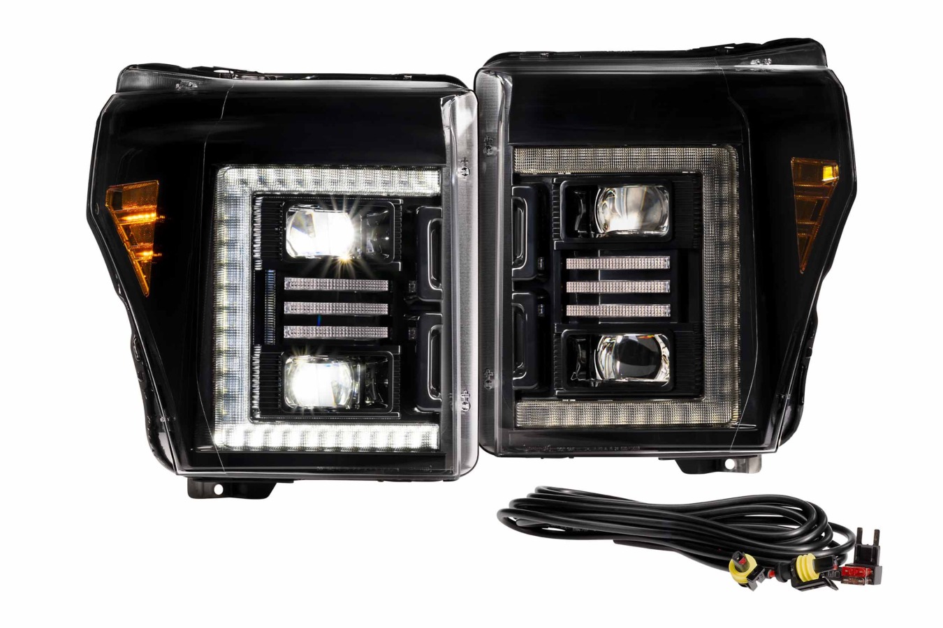 11-16 Ford Super Duty XB Hybrid LED Headlights (1)