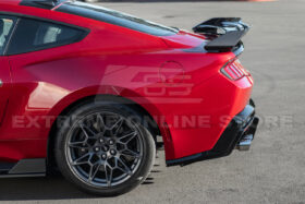 EOS Ford Mustang V3 Rear Bumper Diffuser installed view