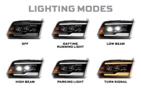 09-18 Dodge Ram HD XB Evo Hybrid LED Headlights (6)