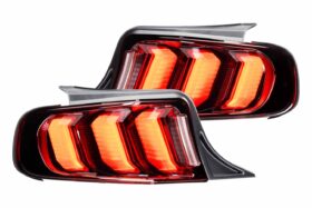 13-14 Ford Mustang Facelift XB LED Tail Lights (Red) (6)