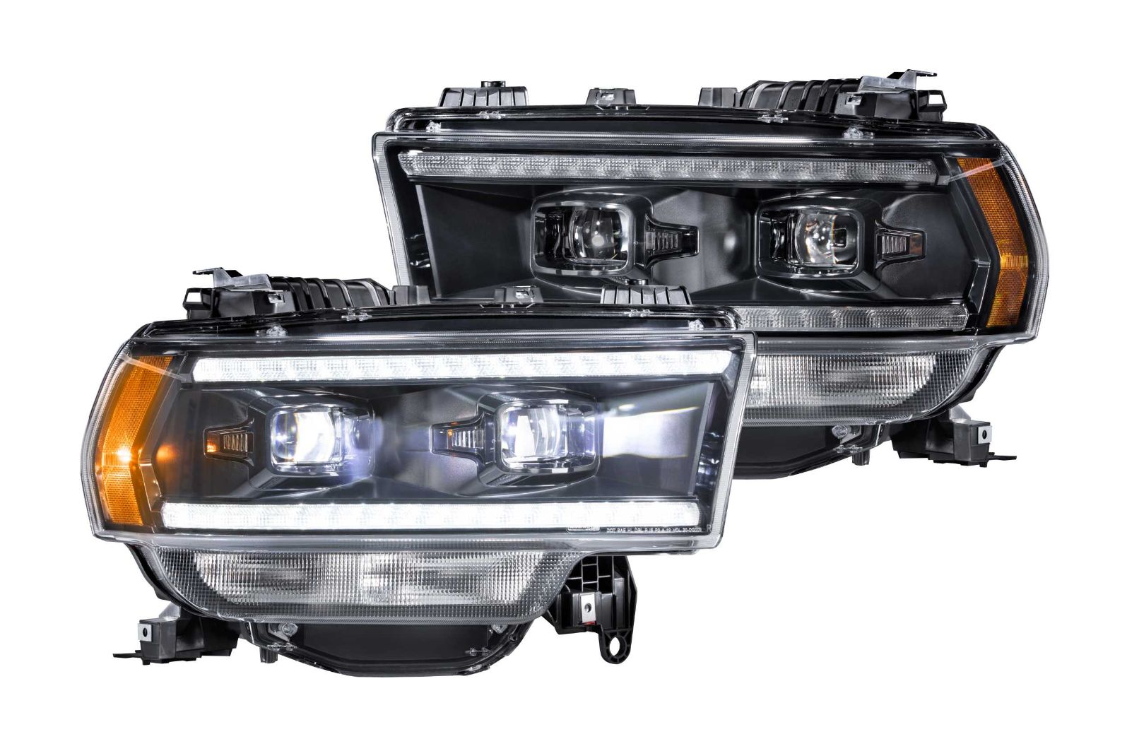 XB Hybrid LED Headlights: Ram HD (19-24 / Set) (1)