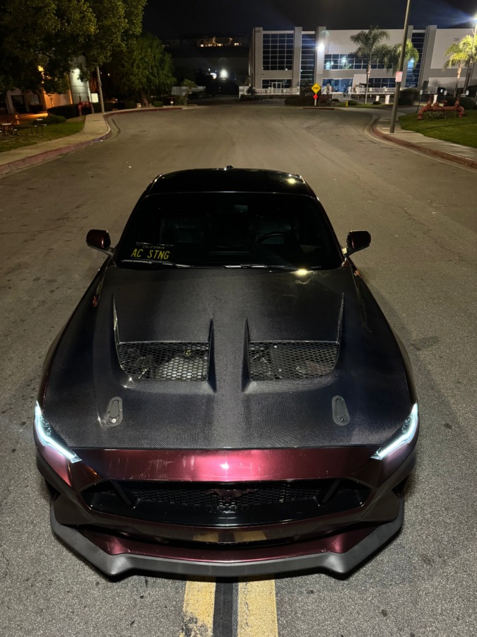 MAZ 2018-2023 Ford Mustang S550 GTD Style Hood