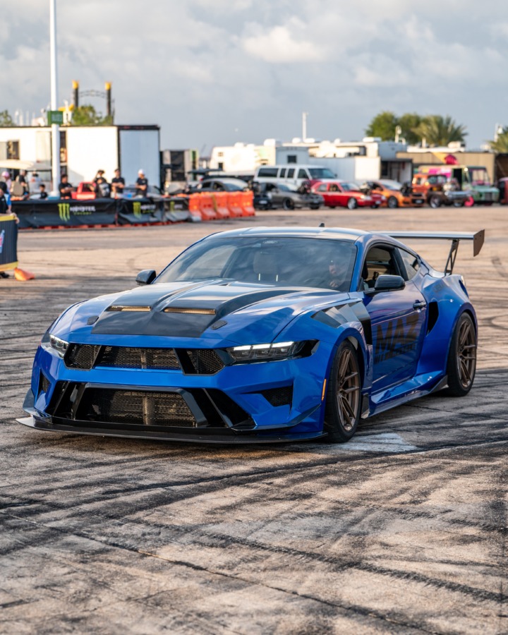 MAZ R1 Evo Widebody installed on 2024 Mustang S650 — full kit conversion