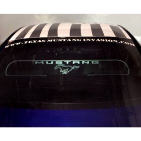 2015-Up Ford Mustang Coupe WindRestrictor Rear Add On Glow Plate - image 3