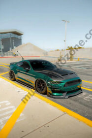Muscle Auto Zone MAZ Mustang S550 Super Snake Carbon Fiber Hood for Mustang EcoBoost - Image 2