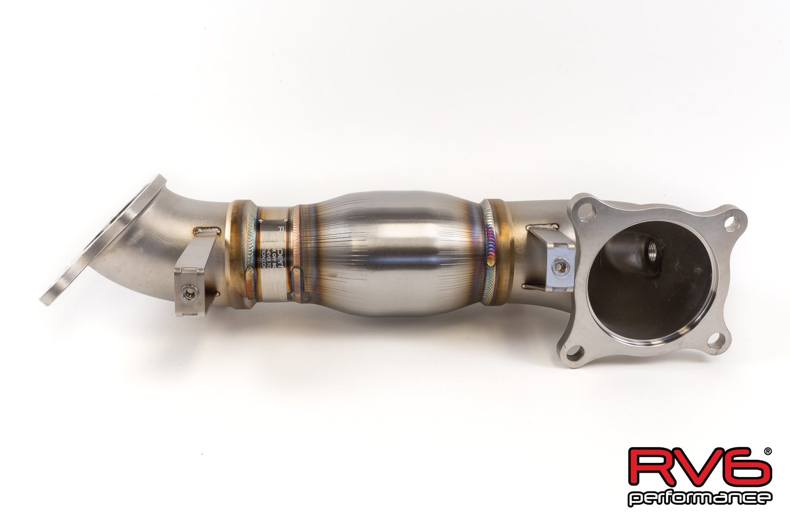 RV6 Performance 2018+ Honda Accord 2.0T High Temp Catted Downpipe