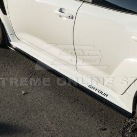 Extreme Online Store GR Corolla GR-Style Glossy Black Aero Kit (Lip + Skirts + Wing) - Image 26